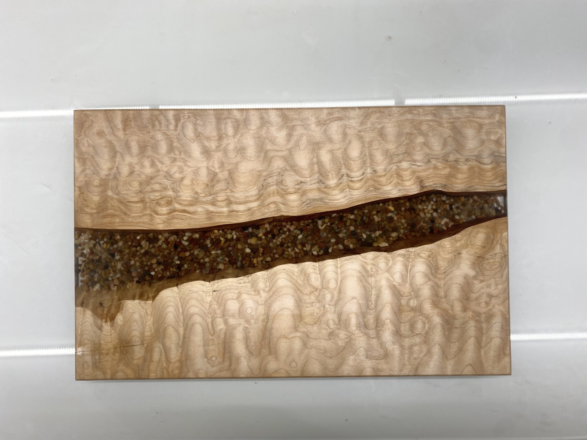 River Rock Serving Board
