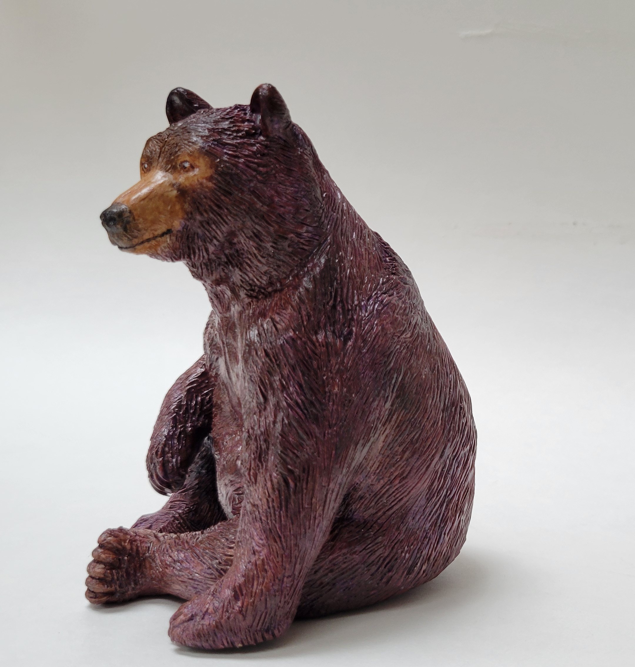 Grizzly Bear - polymer clay figurine