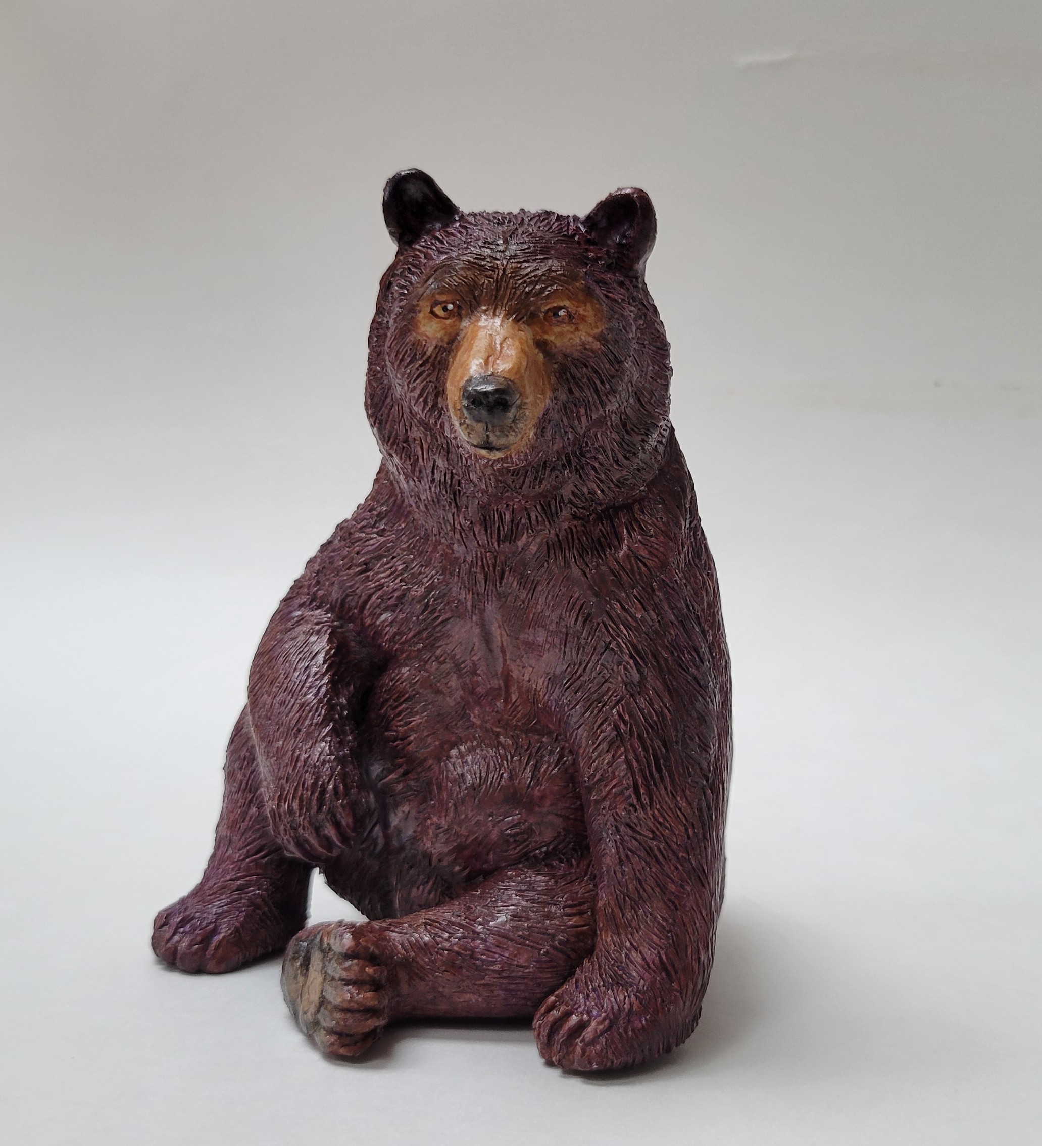 Grizzly Bear - polymer clay figurine