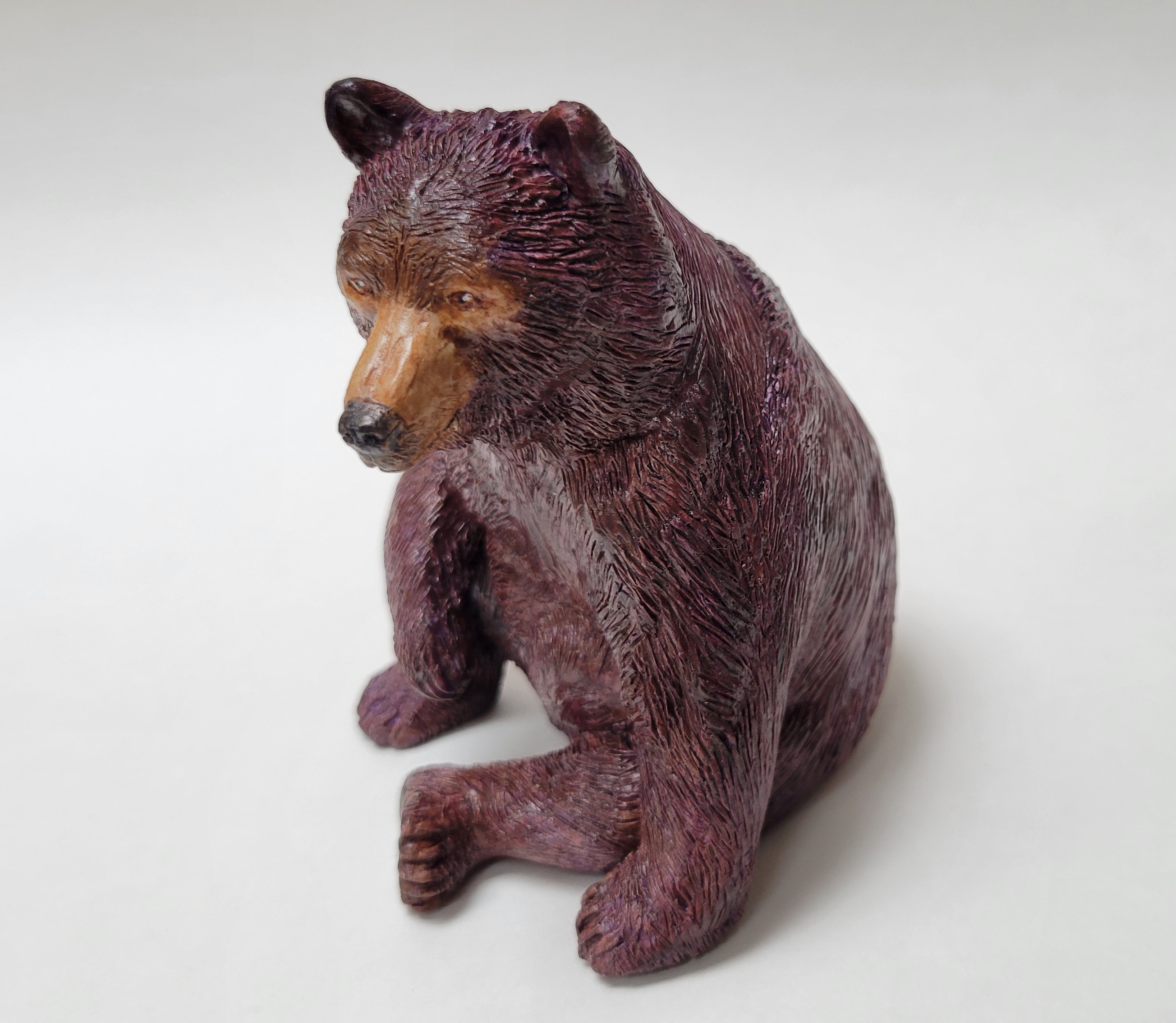Grizzly Bear - polymer clay figurine